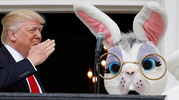 La Red se llena de burlas sobre el conejo de Pascua de la Casa Blanca