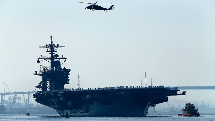 ¿Dónde se encuentra realmente el portaaviones con el que EE.UU. quiere intimidar a Pionyang?