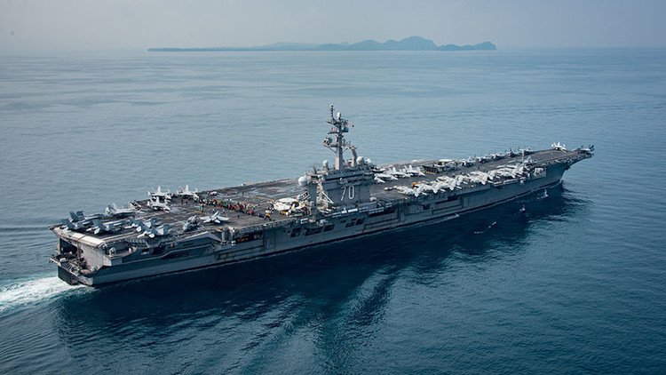 La Casa Blanca se justifica: El portaviones de EE.UU. se dirige hacia Corea del Norte (ahora sí)