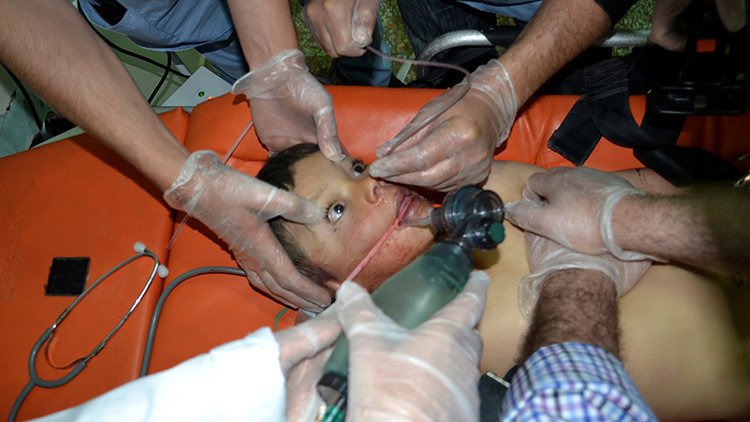 Rusia muestra las fotos que desmentirían el uso de gas sarín en Siria