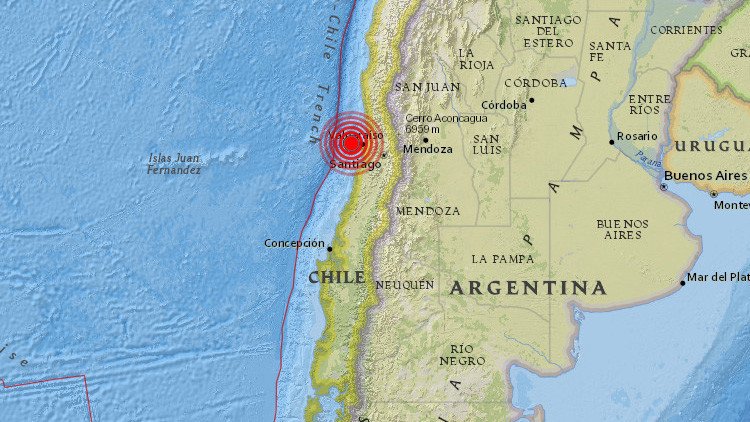 Un fuerte sismo de magnitud 6,1 sacude Chile