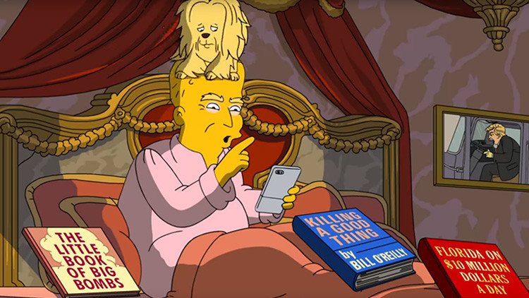 Así ven 'Los Simpson' los primeros 100 días de Trump en la Casa Blanca (VIDEO)