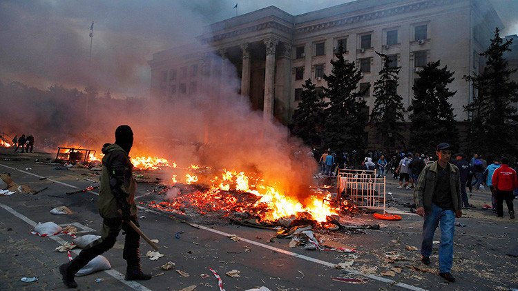 Tres años después: Los culpables de que 42 manifestantes murieran quemados en Odesa siguen impunes