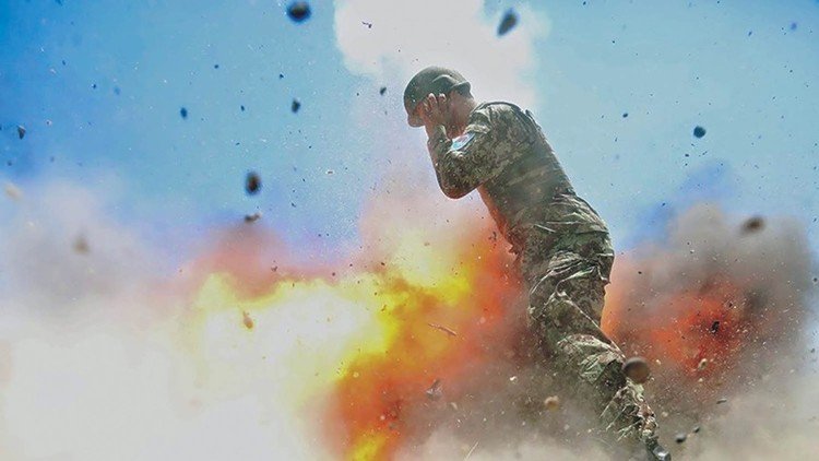 Revelan las imágenes de la explosión que le costó la vida a una soldado estadounidense