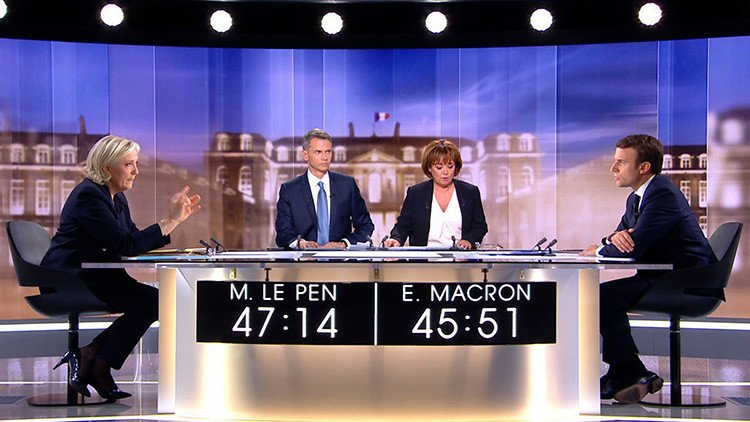 "Usted dice muchas tonterías": el debate de Macron y Le Pen fue  tan agresivo como insubstancial
