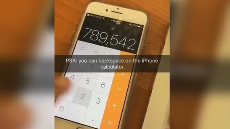 Este truco de la calculadora del iPhone enloquece Internet