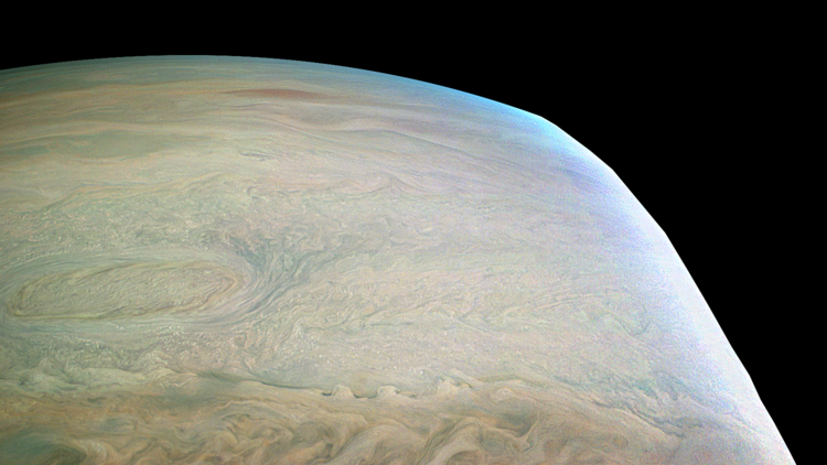 ¿Una pintura abstracta?: La NASA revela una impresionante imagen de Júpiter