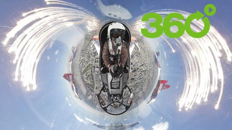 Sobrevuelo en 360°: participe en el ensayo para la exhibición aérea del Día de la Victoria