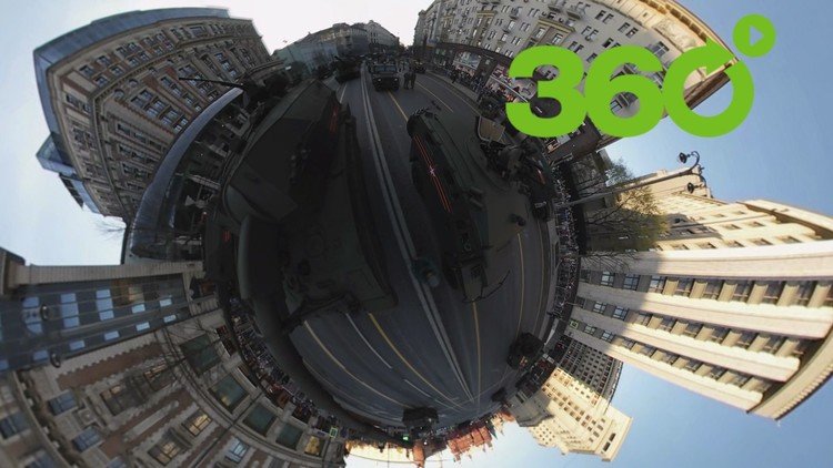 Poderío en 360°: Unidades militares por las calles de Moscú en los ensayos del Día de la Victoria