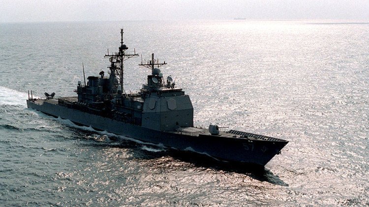 Crucero estadounidense chocó un barco pesquero surcoreano en el Mar de Japón