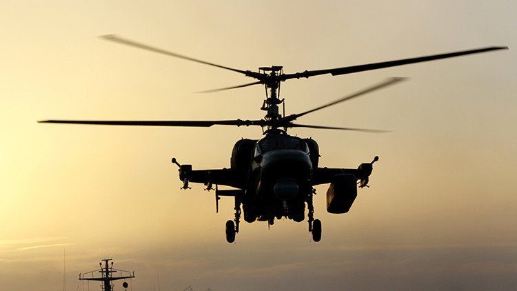 Se dan a conocer los resultados de las pruebas del helicóptero naval ruso Ka-52K Katrán (VIDEO)