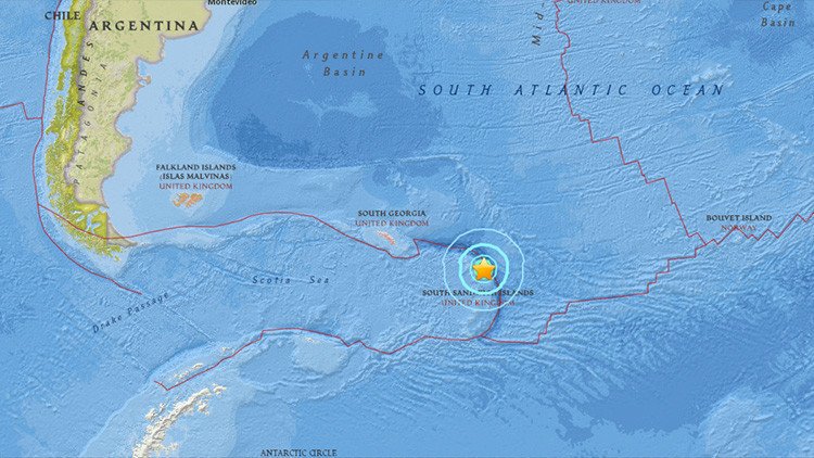 Un terremoto de magnitud 6,8 se registra en el Atlántico