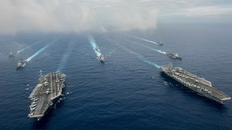 Grupo de ataque de EE.UU. en Japón recibe la orden de salir a la mar