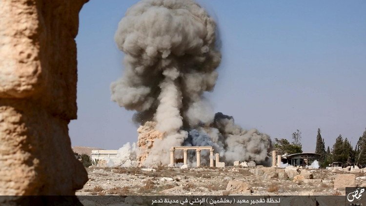 Irreparable: El Estado Islámico destruye valiosas esculturas en una antigua ciudad siria (FOTOS)