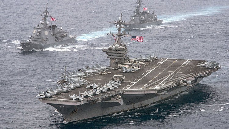 El portaviones de EE.UU. Carl Vinson se quedará cerca de la península coreana por plazo indefinido