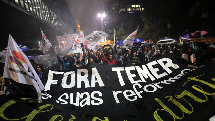 Brasil: Violentos enfrentamientos tras protestas que exigen un 'impeachment' contra Temer