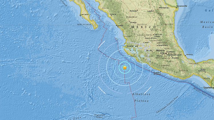 Un terremoto de magnitud 5,8 sacude la costa de México