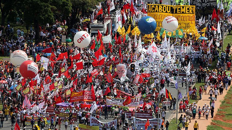 "Para la burguesía brasilera no hay forma de mantener a Temer en el poder"