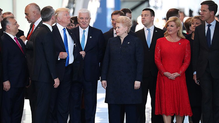 Así justifica la Casa Blanca el empujón de Trump a un líder de la OTAN (VIDEO)