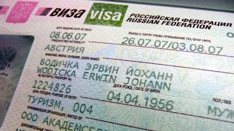 Rusia introduce un tipo nuevo de visado