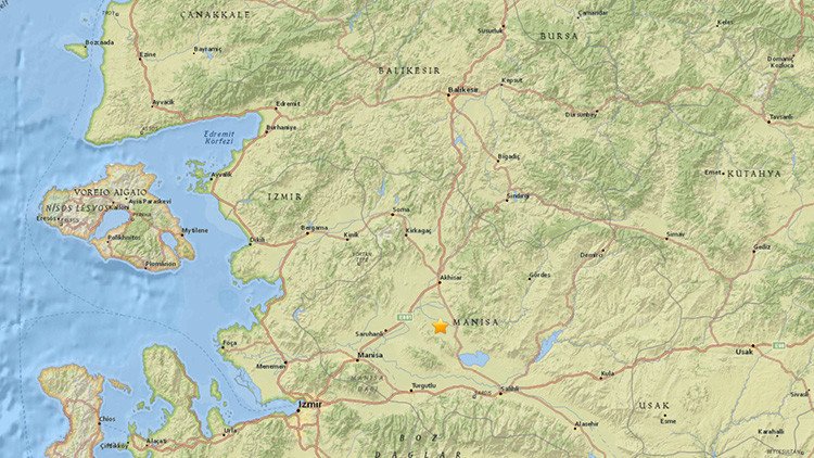 Un terremoto de magnitud 5,0 sacude Turquía