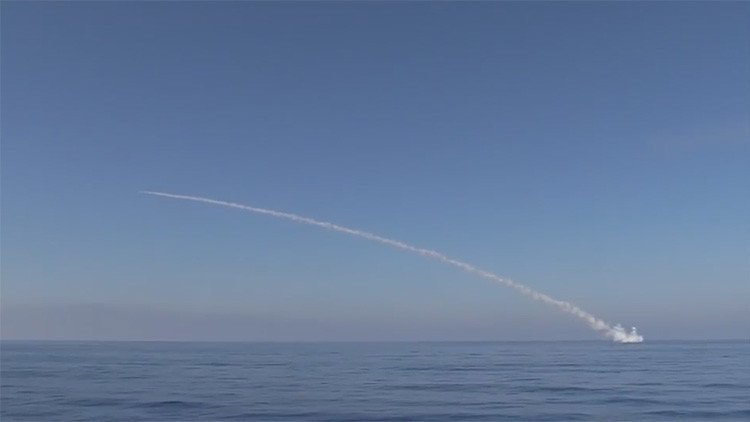 Publican un video del lanzamiento de misiles rusos contra el Estado Islámico en Palmira