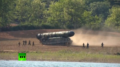 Corea del Norte muestra imágenes del lanzamiento de su misil balístico (Video)