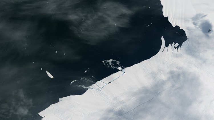 Cuestión de días: Inminente desprendimiento en la Antártida de un iceberg gigante (FOTOS, VIDEO)