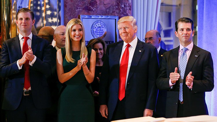 "No son personas": Eric Trump condena a aquellos que critican a su padre