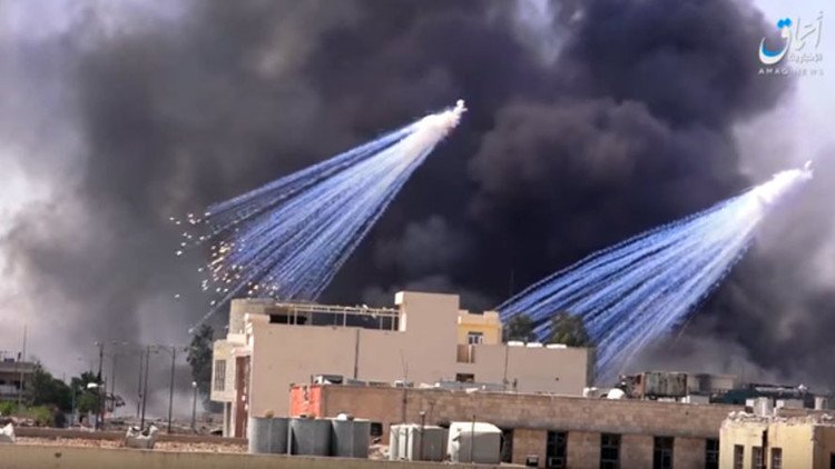 La coalición liderada por EE.UU. reconoce el uso de fósforo blanco en Mosul en medio de las críticas