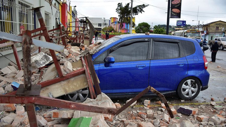 El caos provocado por el fuerte terremoto de Guatemala y México, en imágenes