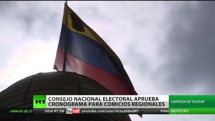 Venezuela El Consejo Nacional Electoral Aprueba El Cronograma Para Los Comicios Regionales Rt 5166