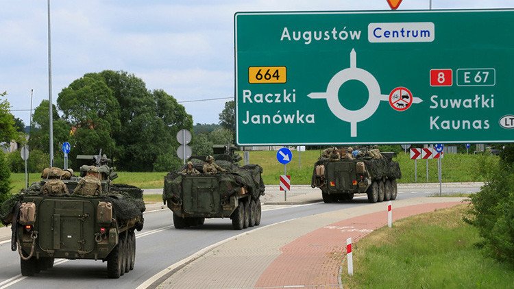 La OTAN 'defiende' por primera vez su "punto débil" en el Báltico de la supuesta amenaza rusa
