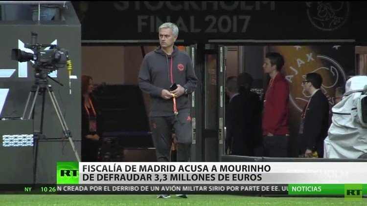 La Fiscalía madrileña acusa a José Mourinho de defraudar 3,3 millones de euros a Hacienda