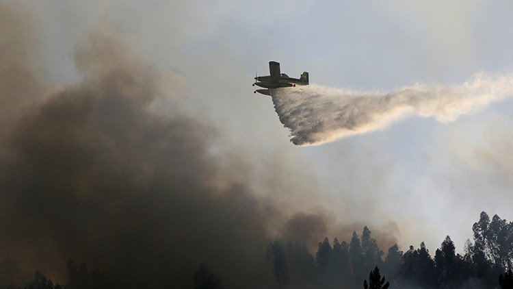 Se estrella una avioneta que combatía los incendios en Portugal