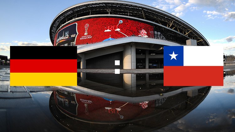 Alemania y Chile empatan en un parejo partido por la Copa Confederaciones