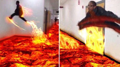 Doble salto con Red: La foto de un chico que salta a lo ninja reaparece en forma de llamativos memes