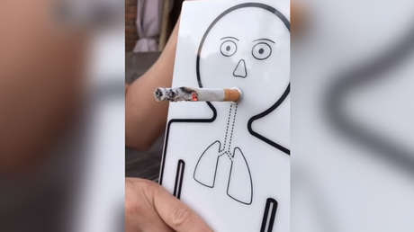 Esto le pasa a nuestros pulmones cuando fumamos un cigarrillo 