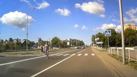 ¿Notas el accidente de tráfico?