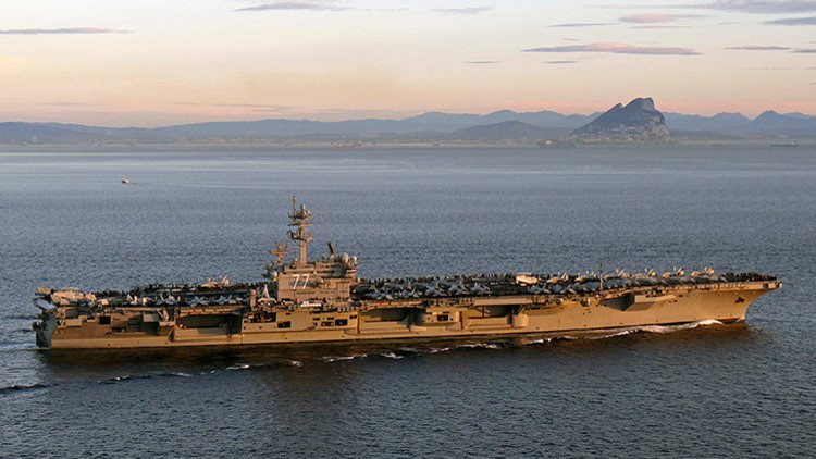 Trump envía su gran portaviones USS George H.W. Bush a las costas de Israel