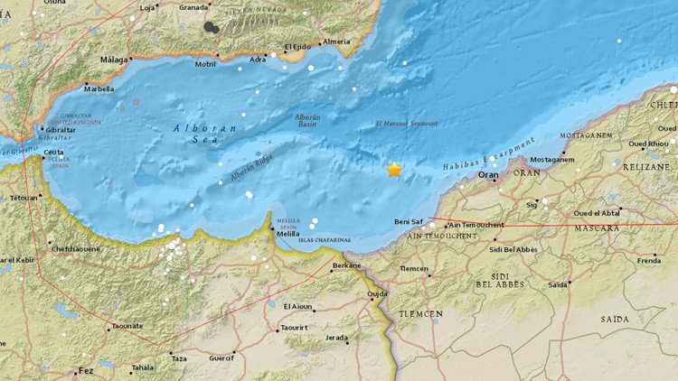 España: Un sismo de magnitud 4,9 sacude las costas de Almería