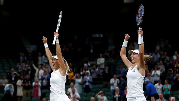 Las rusas Makárova y Vesniná ganan la final de dobles de Wimbledon dejando a sus rivales a cero