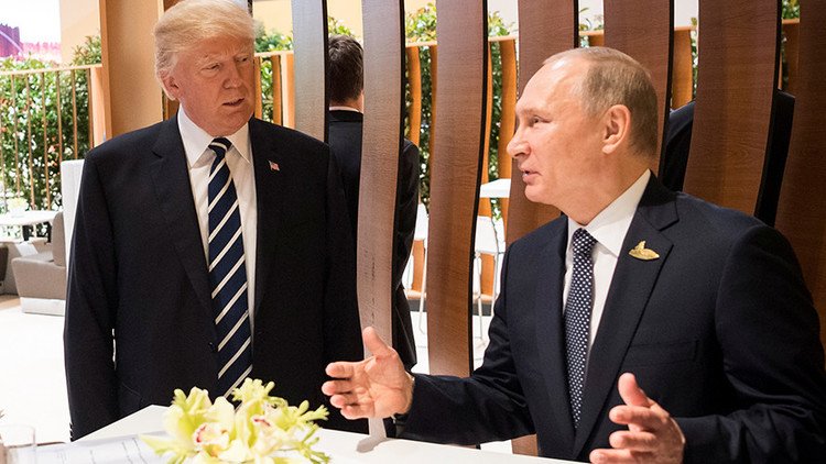 Trump confirma que charló con Putin en la cena del G20 y califica de "enferma" a la prensa de EE.UU.