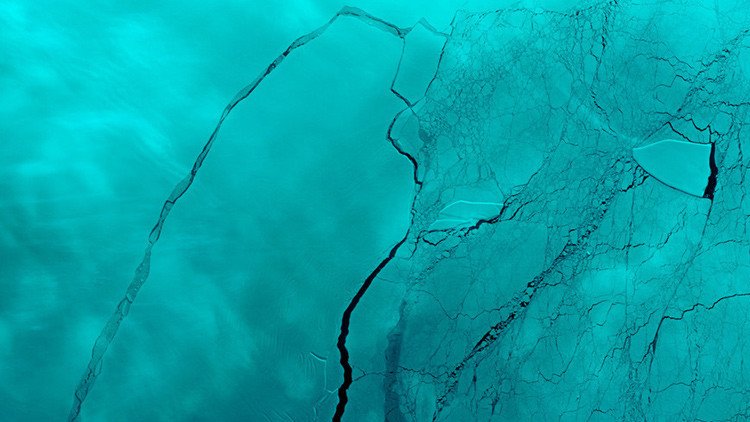 Aparece una nueva grieta en la Antártida tras el desprendimiento de un colosal iceberg (FOTO)