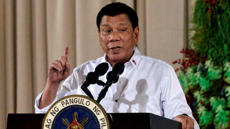 Duterte anuncia que nunca iría de visita al "repugnante EE.UU."
