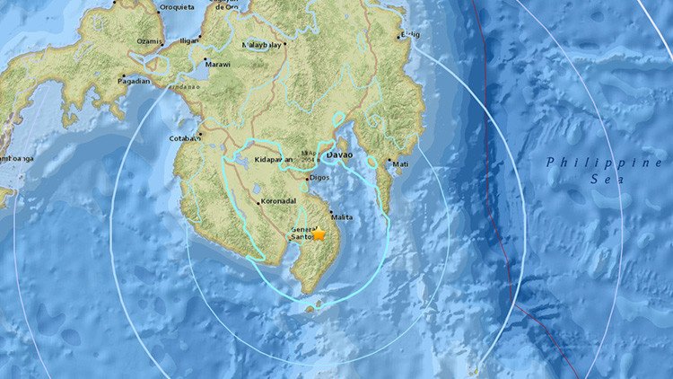 Un terremoto de magnitud 5,8 sacude Filipinas