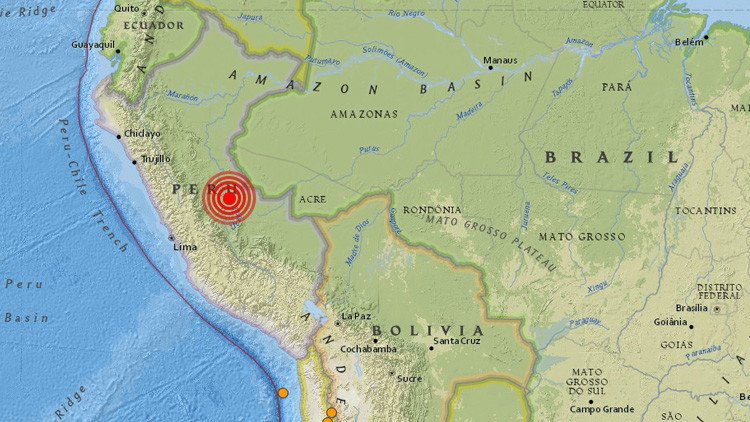 Un terremoto de magnitud 5,6 sacude la zona central de Perú