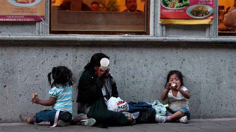 México, entre los 20 países más ricos y las 15 naciones que padecen más hambre