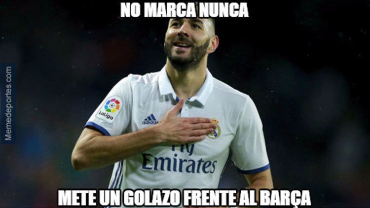 Los memes más divertidos que ha dejado la victoria del Real Madrid ante el Barcelona