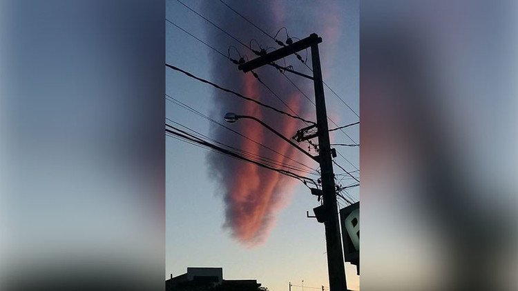 Una nube apocalíptica asombra en Brasil (FOTOS)
